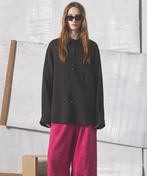 【26AW PRE-ORDER】Raglan Yoke Switching Prime-Over Long Sleeve Shirt