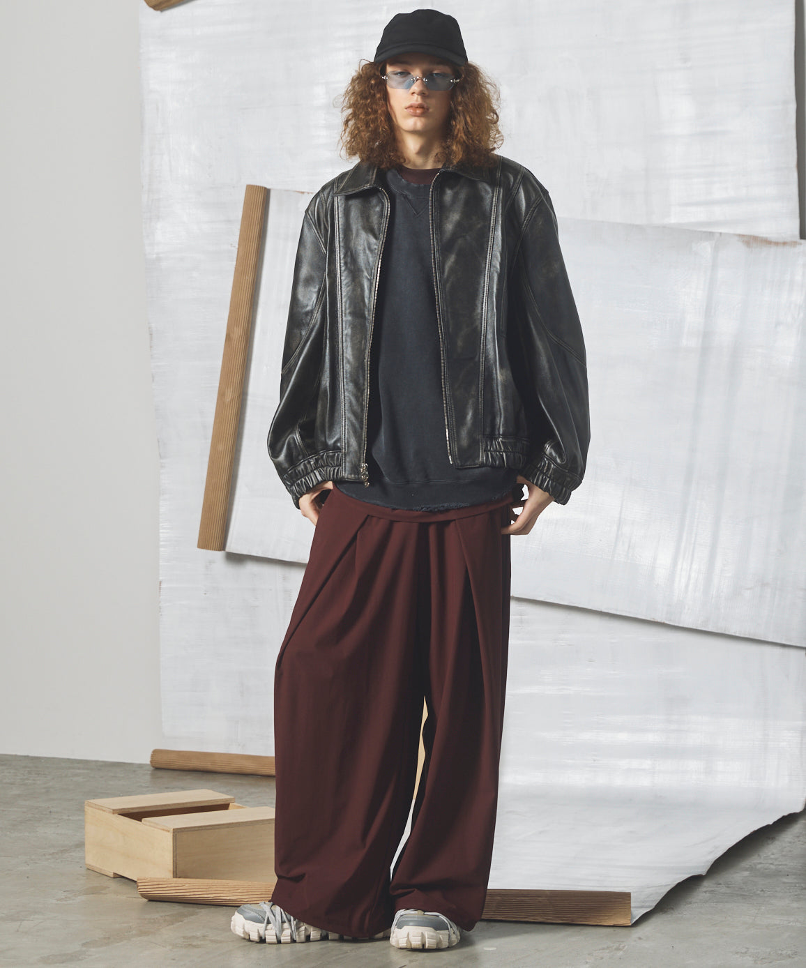 【26AW PRE-ORDER】Destroy Damage Prime-Over Crewneck sweatshirt