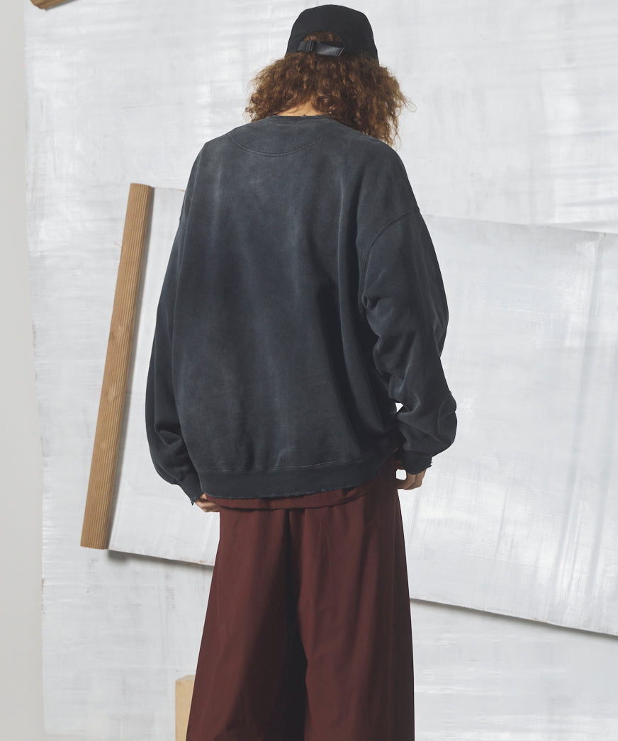 【26AW PRE-ORDER】Destroy Damage Prime-Over Crewneck sweatshirt