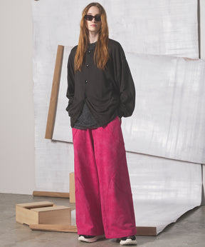 【26AW PRE-ORDER】Distressed Effect  Prime-Wide Sweatpants