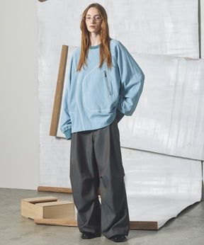 4 Colors Chambray Washable Wool Prime-Wide Snow Pants