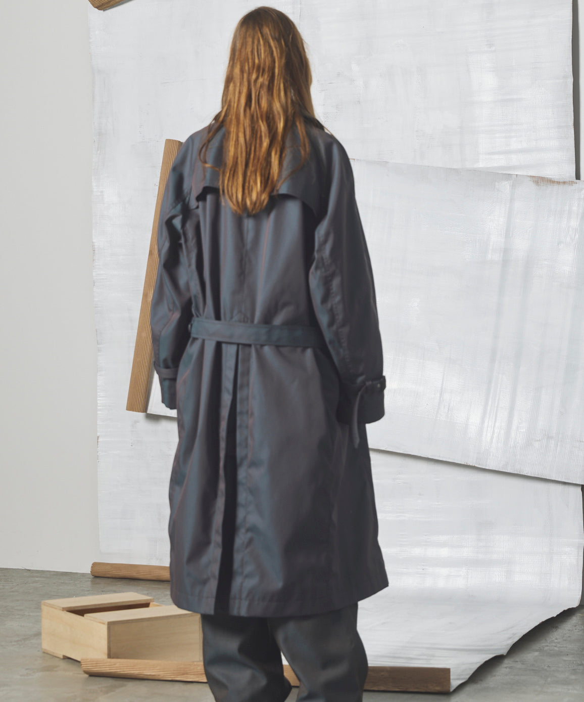 Different Materials Layering Prime-Over Trucker Jacket