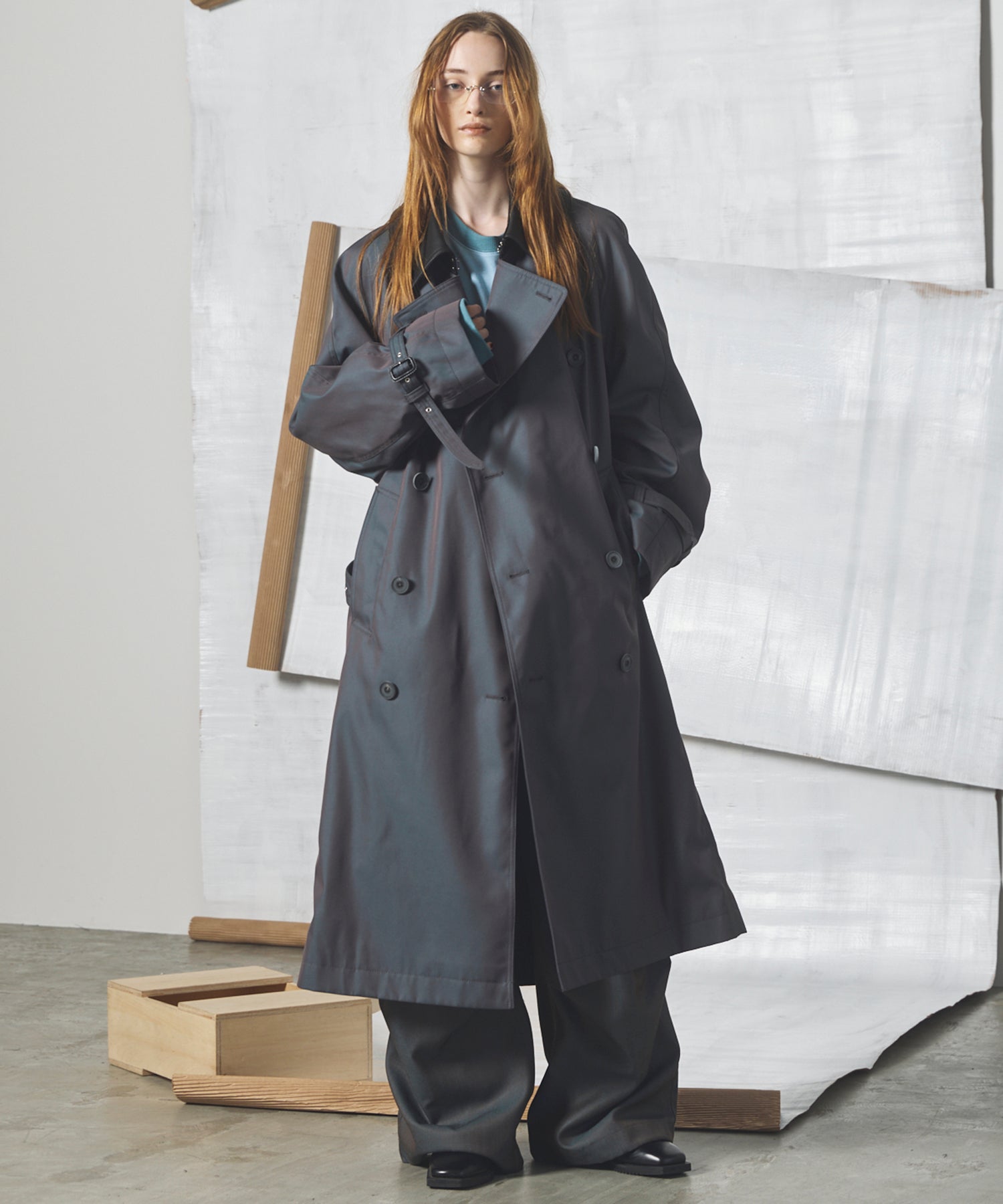4 Colors Chambray Washable Wool Prime-Wide Snow Pants