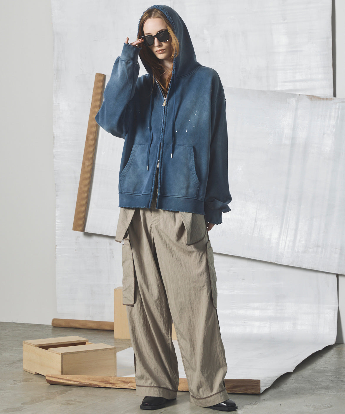 【26AW PRE-ORDER】Destroy Damage Prime-Over Zip-Up Hoodie