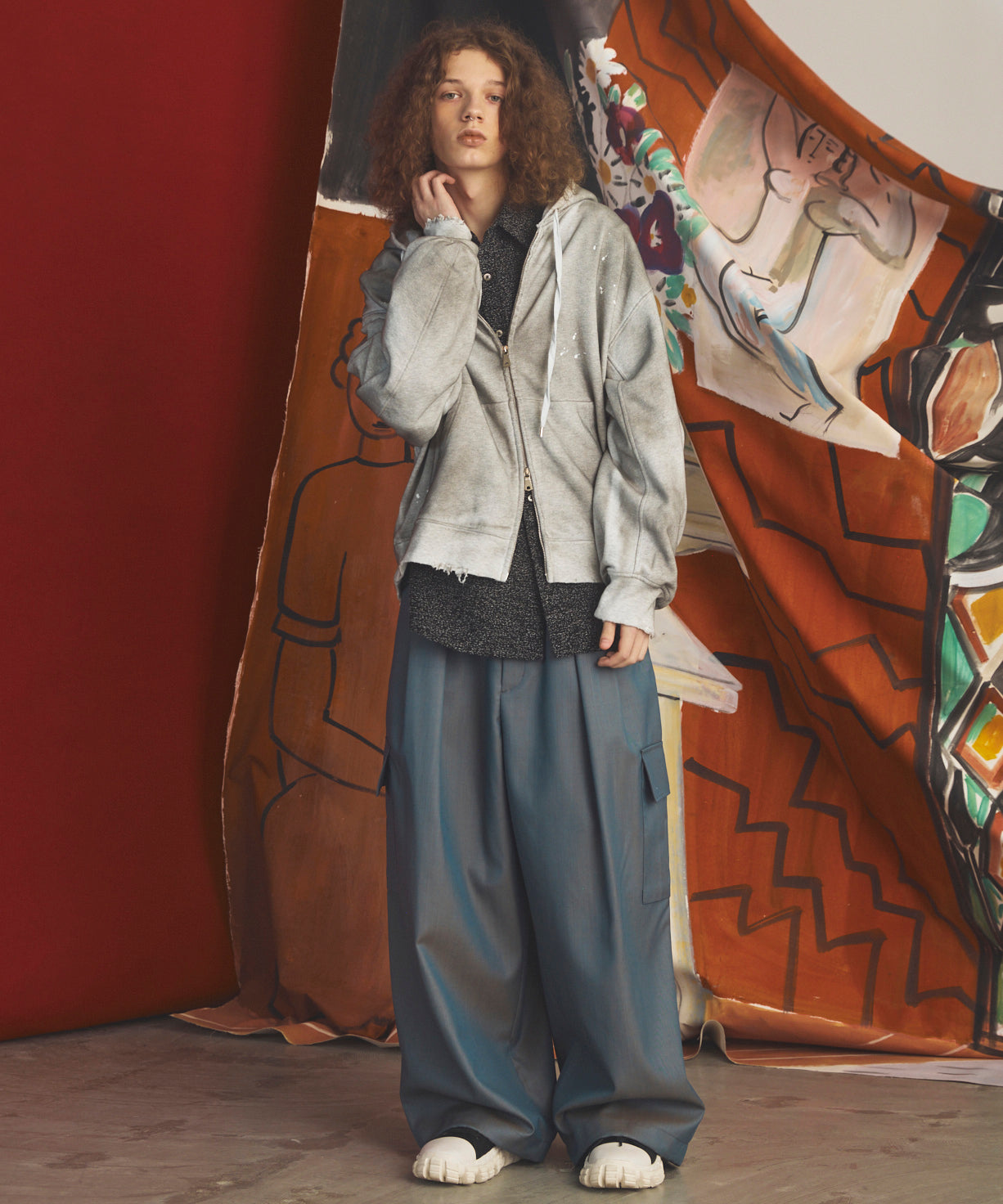 【26AW PRE-ORDER】Destroy Damage Prime-Over Zip-Up Hoodie