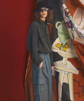 【26AW PRE-ORDER】Tweed Prime-Over Long Sleeve Shirt