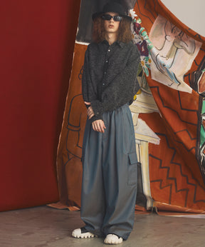 【26AW PRE-ORDER】Tweed Prime-Over Long Sleeve Shirt