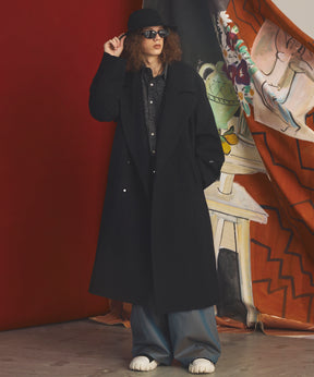 【26AW PRE-ORDER】Tweed Prime-Over Long Sleeve Shirt