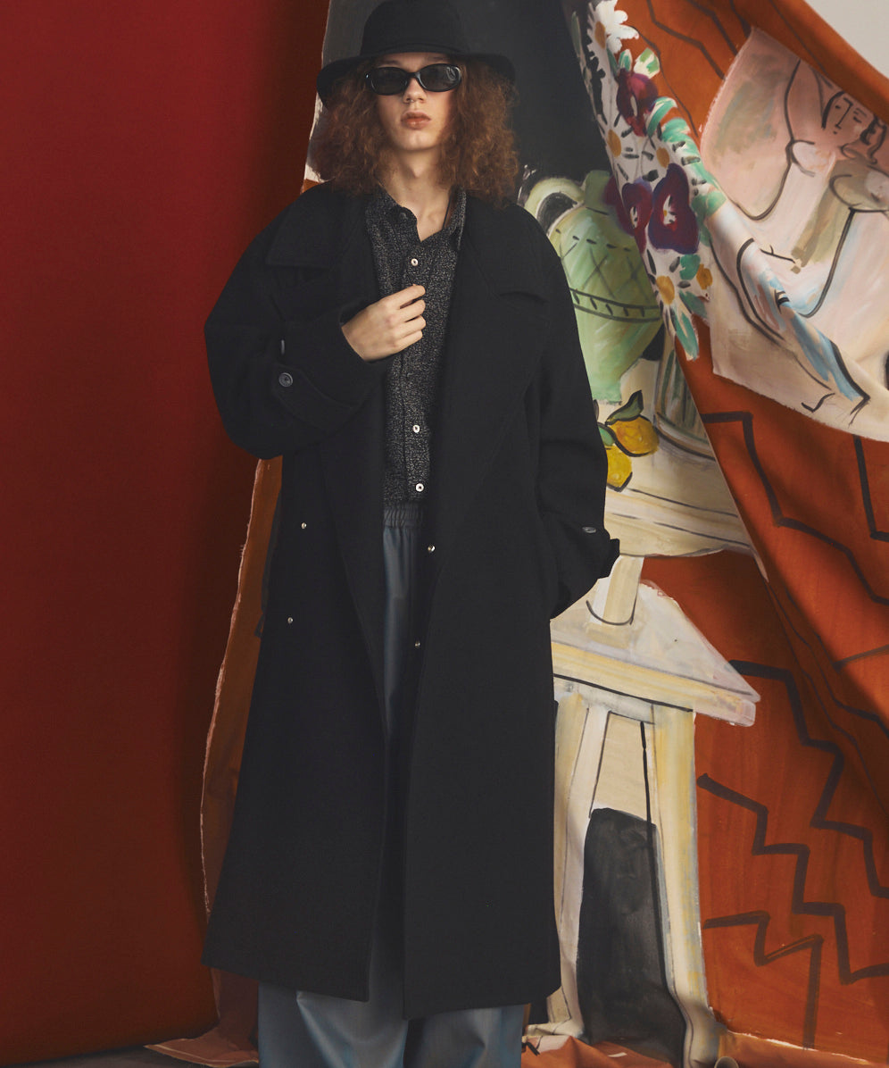 【26AW PRE-ORDER】【イタリアンデッドストックファブリック】プライムオーバーダブルアルスターコート