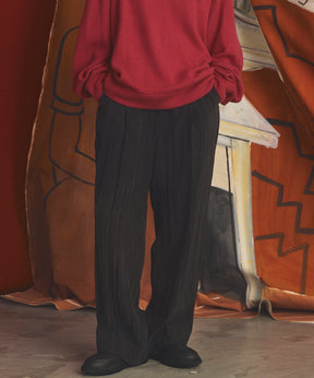 [26AW PRE-ORDER] Banana Curve Silhouette Prime-Wide Cargo Trousers