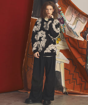 【26AW PRE-ORDER】Raglan Yoke Switching Prime-Over Long Sleeve Shirt