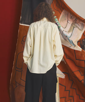 【26AW PRE-ORDER】Raglan Yoke Switching Prime-Over Long Sleeve Shirt