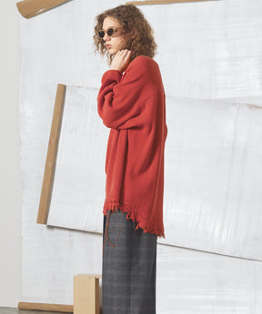 【26AW PRE-ORDER】Destructive Damage Prime-Over Long Sleeve Waffle T-Shirt