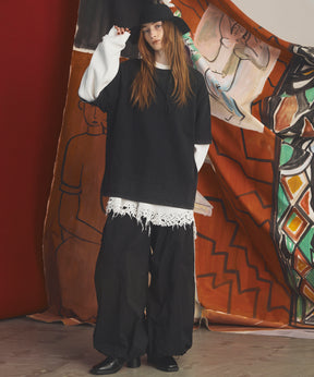 【26AW PRE-ORDER】Double-Layer One-Tuck Three-dimensional Cut Prime-Wide Pants