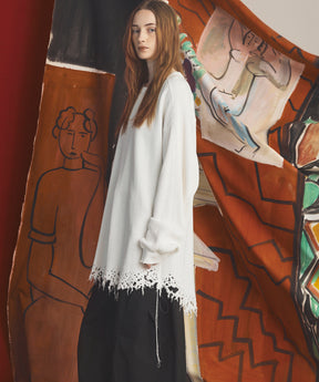 【26AW PRE-ORDER】Destructive Damage Prime-Over Long Sleeve Waffle T-Shirt