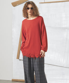 【26AW PRE-ORDER】Destructive Damage Prime-Over Long Sleeve Waffle T-Shirt