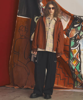 [26AW PRE-ORDER] [Italian dead stock fabric] Prime over regular collar shirt coat