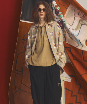 [26AW PRE-ORDER] [Italian dead stock fabric] Prime over regular collar shirt coat