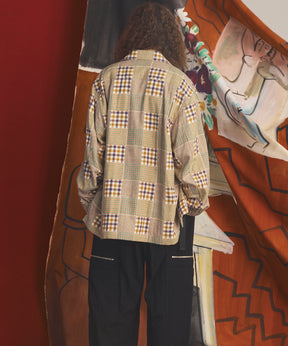 [26AW PRE-ORDER] [Italian dead stock fabric] Prime over regular collar shirt coat