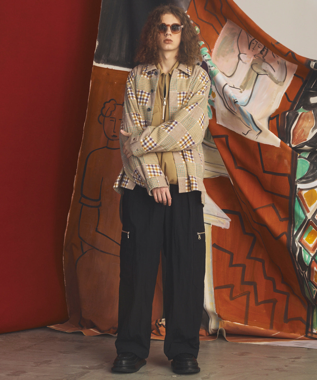 [26AW PRE-ORDER] [Italian dead stock fabric] Prime over regular collar shirt coat