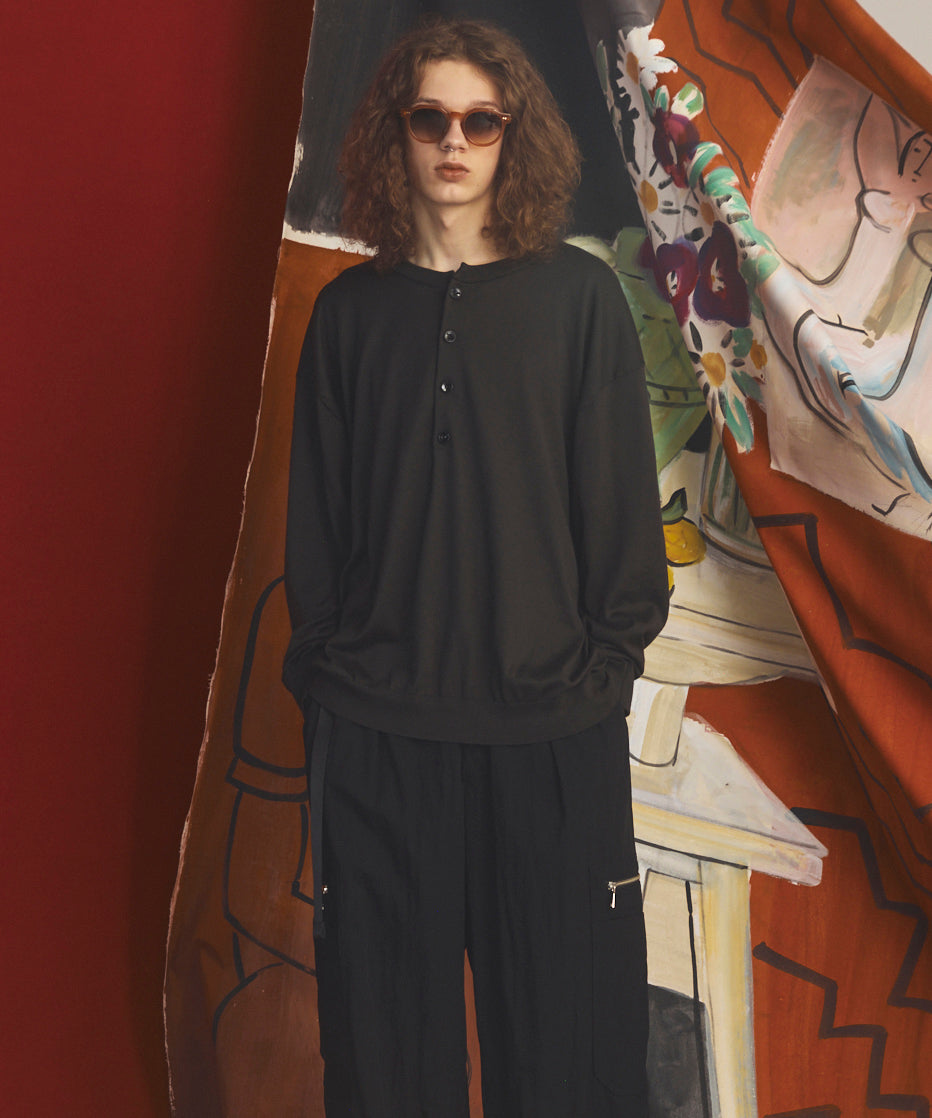Airy Striped Gabardine Prime-Over Short-sleeved Shirt