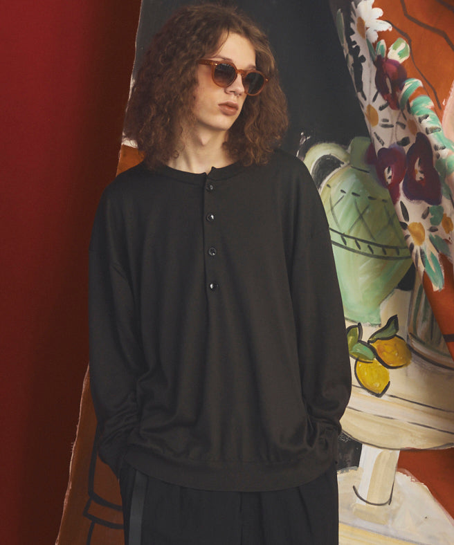 Airy Striped Gabardine Prime-Over Short-sleeved Shirt