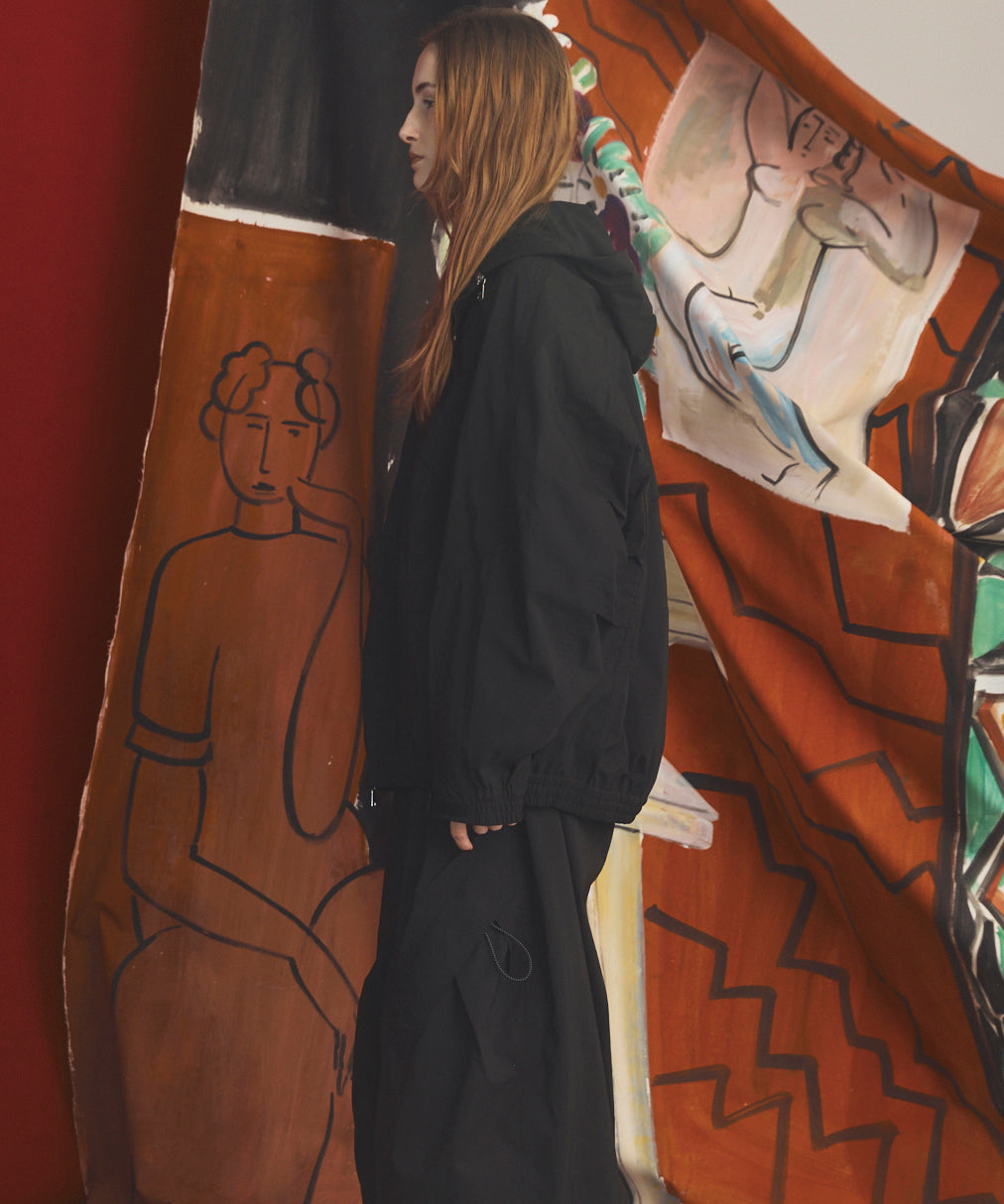 【26AW PRE-ORDER】Three-Layer Asymmetrical Front Zip Prime-Over Mountain Parka