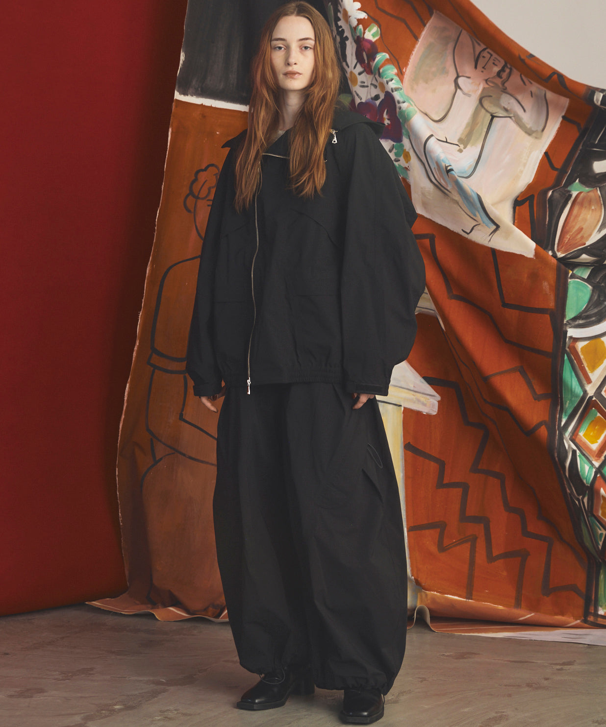 【26AW PRE-ORDER】Three-Layer Asymmetrical Front Zip Prime-Over Mountain Parka