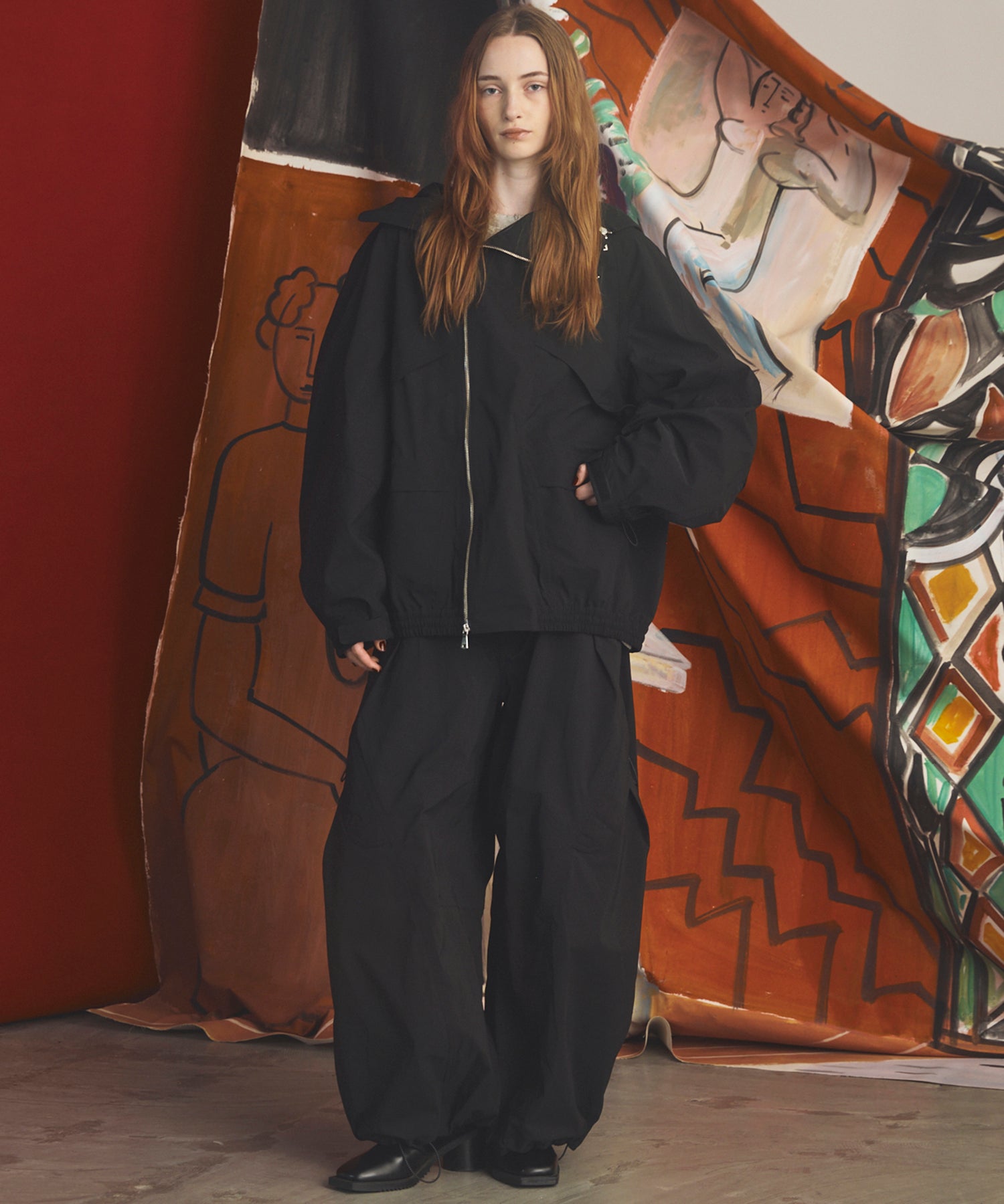 【26AW PRE-ORDER】Double-Layer One-Tuck Three-dimensional Cut Prime-Wide Pants