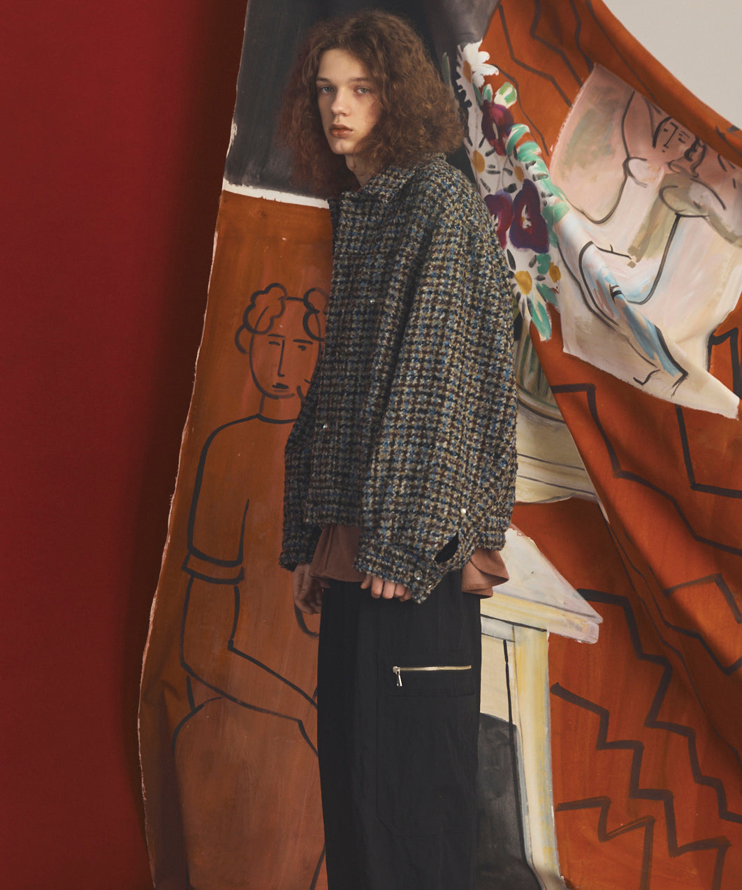 【26AW PRE-ORDER】【イタリアンデッドストックファブリック】プライムオーバートラッカージャケット