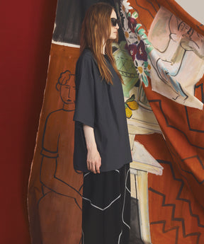 Comfortable Clothes Prime-Over Front-tuck T-shirt