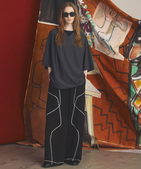 Comfortable Clothes Prime-Over Front-tuck T-shirt