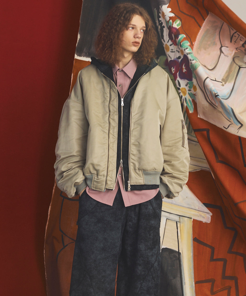 【26AW PRE-ORDER】Prime-Over Nylon MA-1 Bomber Jacket