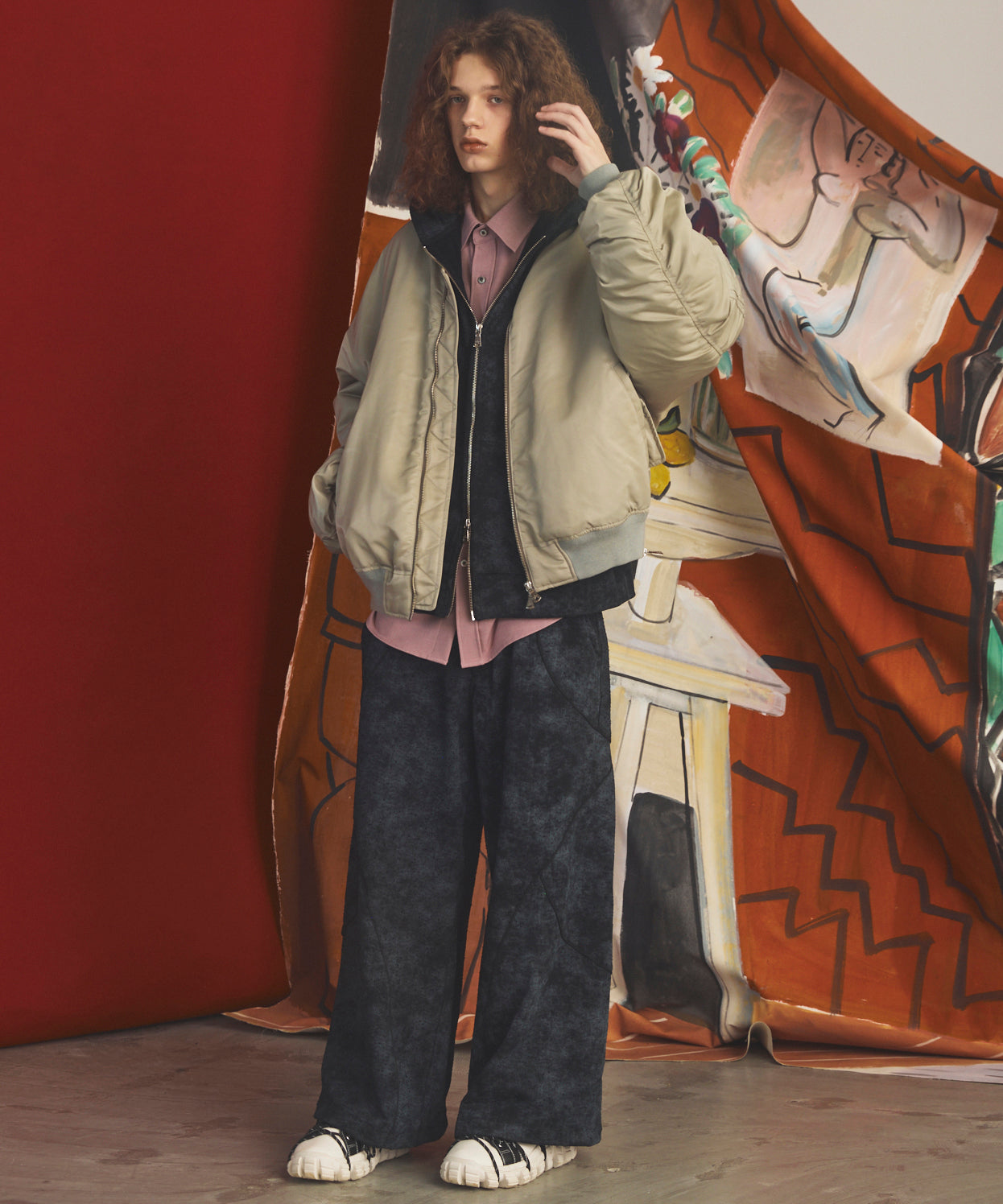 【26AW PRE-ORDER】Prime-Over Nylon MA-1 Bomber Jacket