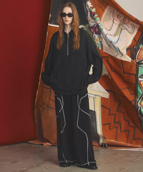 Banana Curve Silhouette Prime-Wide Cargo Trousers
