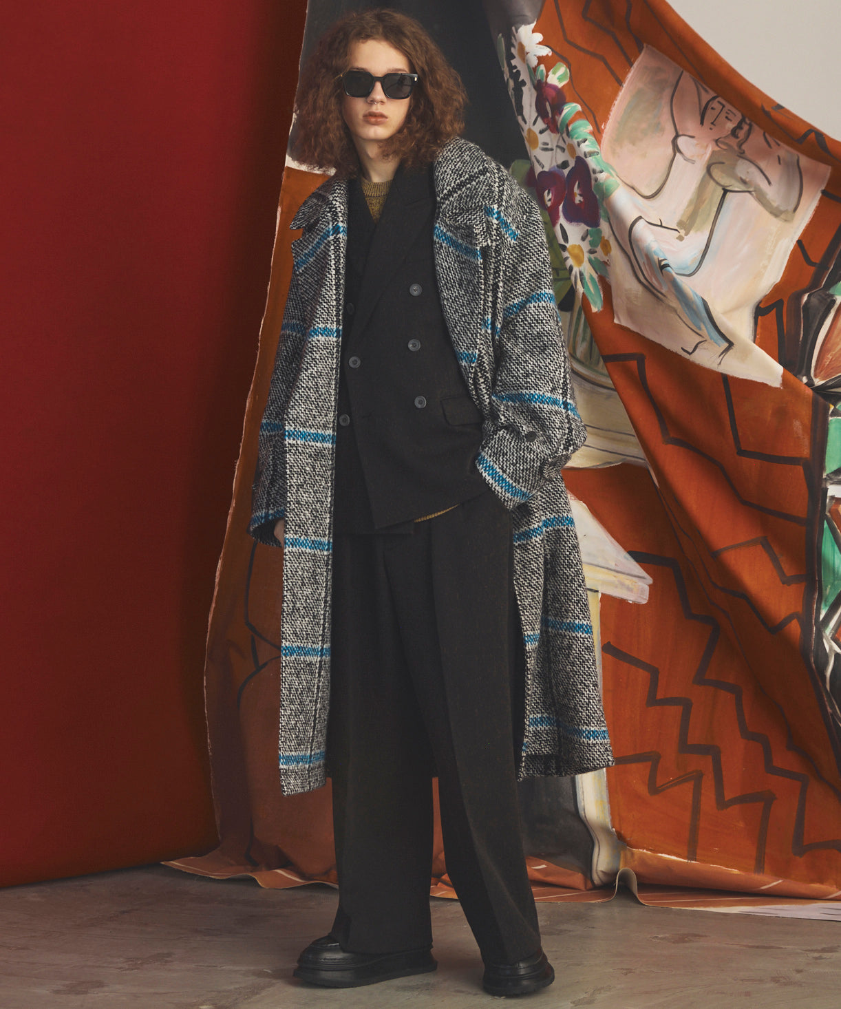 【26AW PRE-ORDER】【イタリアンデッドストックファブリック】プライムオーバーダブルアルスターコート