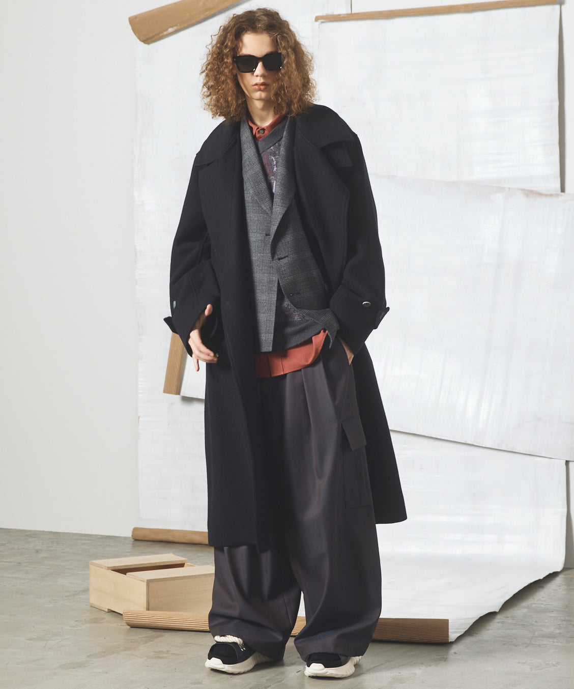 【26AW PRE-ORDER】【イタリアンデッドストックファブリック】プライムオーバーダブルアルスターコート
