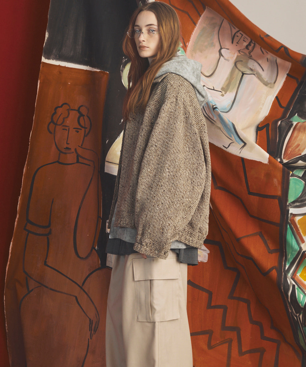【26AW PRE-ORDER】【イタリアンデッドストックファブリック】プライムオーバートラッカージャケット