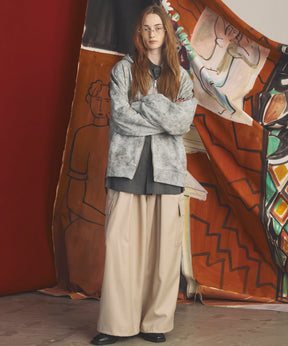 【26AW PRE-ORDER】Raglan Yoke Switching Prime-Over Long Sleeve Shirt
