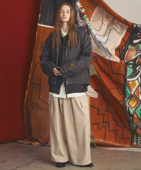 【26AW PRE-ORDER】4 Colors Chambray Washable Wool Prime-Over Blouson