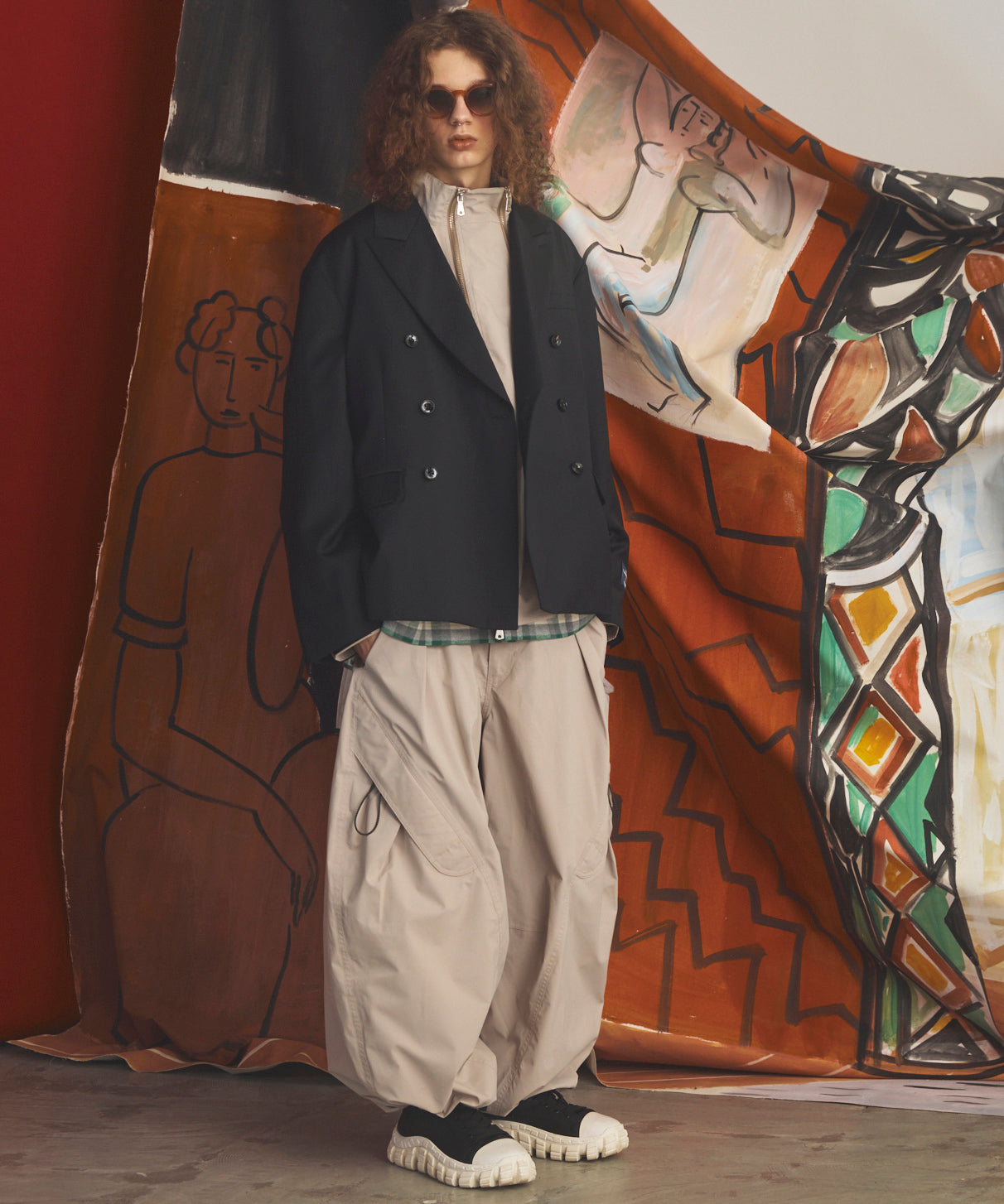 【26AW PRE-ORDER】【Ermenegildo Zegna Fabric】Prime-Over Double-breasted Tailored Jacket