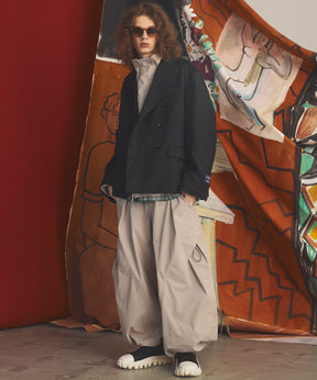 【26AW PRE-ORDER】Double-Layer One-Tuck Three-dimensional Cut Prime-Wide Pants
