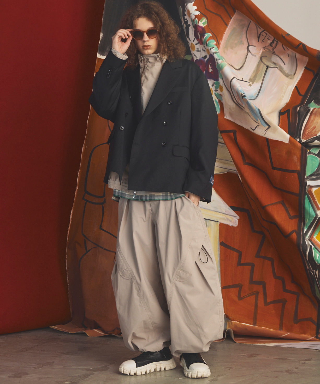 [26AW PRE-ORDER] [Italian dead stock fabric] Prime over regular collar shirt coat