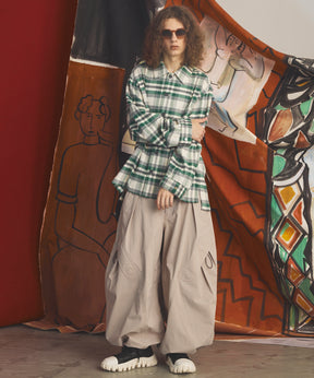 【26AW PRE-ORDER】Double-Layer One-Tuck Three-dimensional Cut Prime-Wide Pants