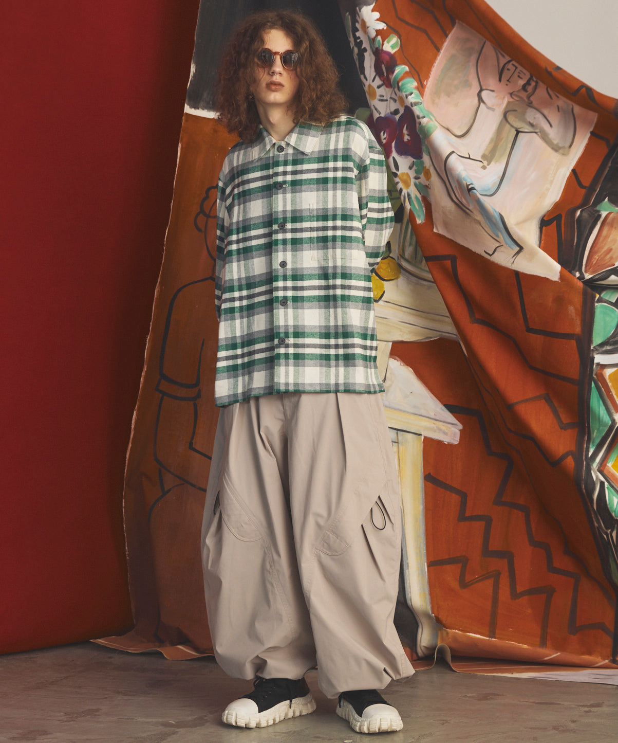 [26AW PRE-ORDER] [Italian dead stock fabric] Prime over regular collar shirt coat