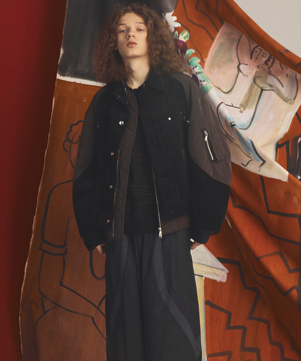 【26AW PRE-ORDER】コーデュロイドッキングプライムオーバーレイヤリングトラッカージャケット