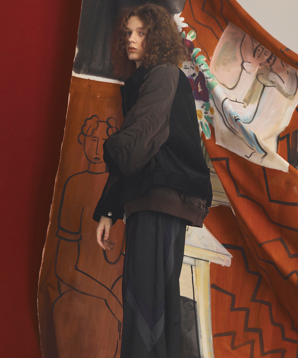 【26AW PRE-ORDER】コーデュロイドッキングプライムオーバーレイヤリングトラッカージャケット