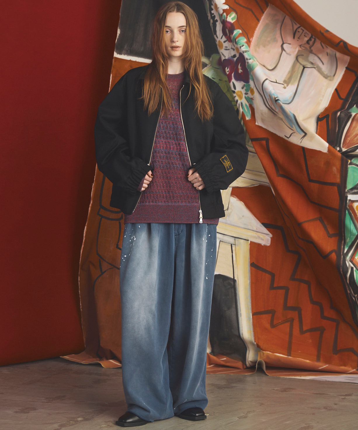 【26AW PRE-ORDER】4 Colors Chambray Washable Wool Prime-Over Blouson