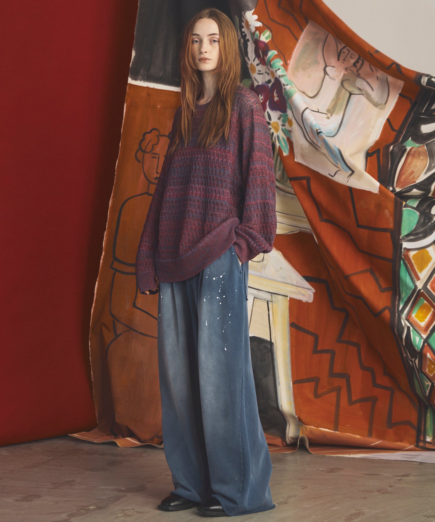 【26AW PRE-ORDER】Destroy Damage Prime-Wide Sweatpants