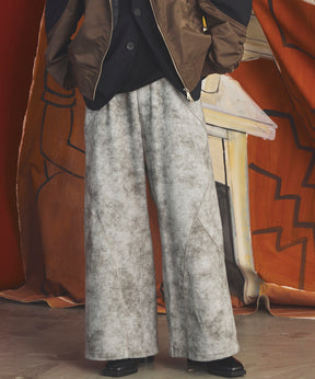 【26AW PRE-ORDER】Distressed Effect  Prime-Wide Sweatpants